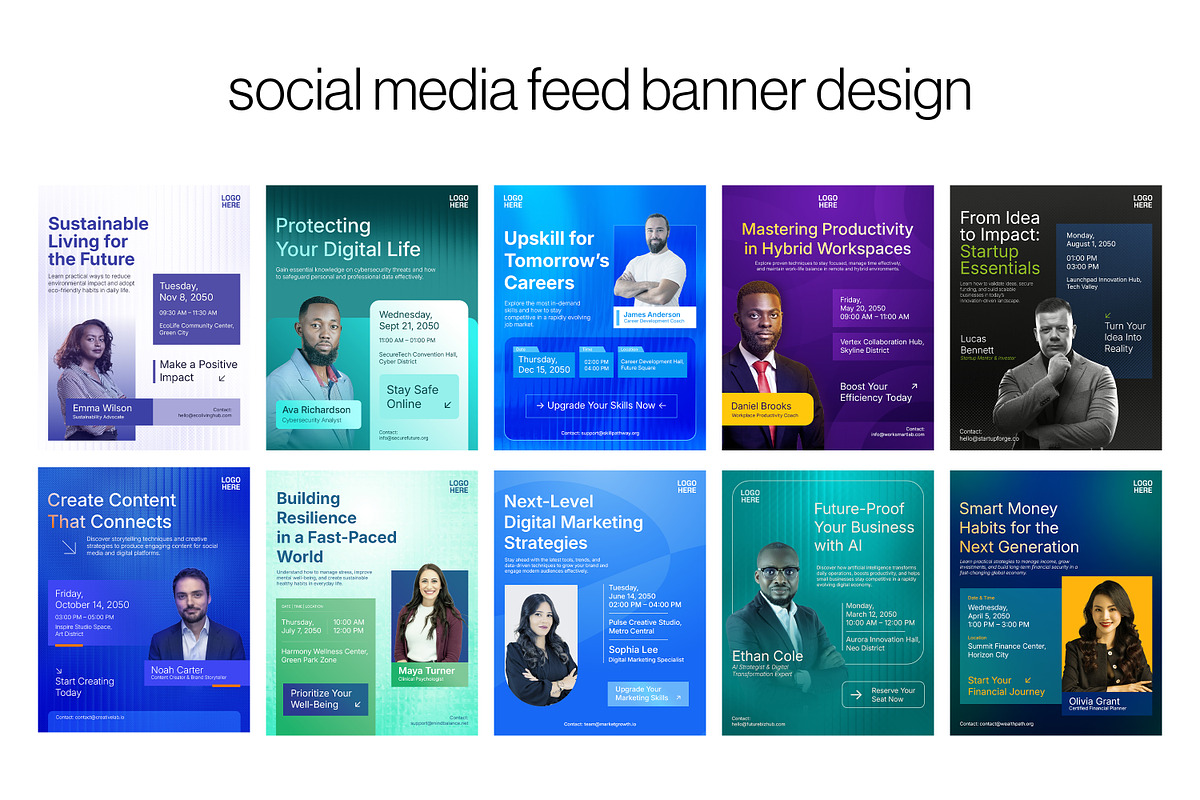 Bundles Social Media Feed Design, a Social Media Template by Evloxx Studio (Photo 5 of 5)