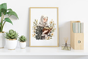 Watercolor Christian Figures Clipart, an Illustration by Canvas Craft (Thumbnail 4 of 7)