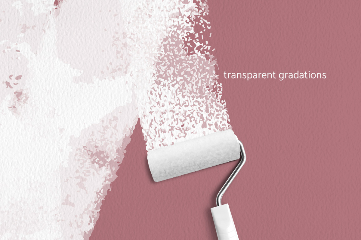 Roller Brushes for Illustrator, a Brush Add-On by Mazheika Store (Photo 3 of 8)