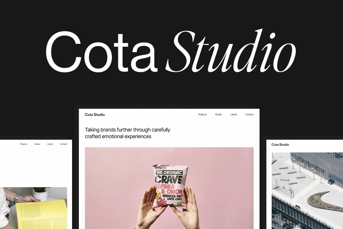 Studio Cota - Agency Framer Template, a Templates & Theme by maciej.zielinski (Photo 1 of 4)