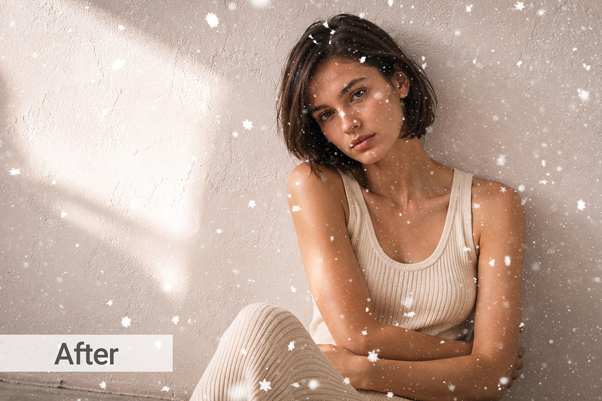 Snowfall Photo Effect, a Layer Style Add-On by graphypix (Photo 9 of 13)