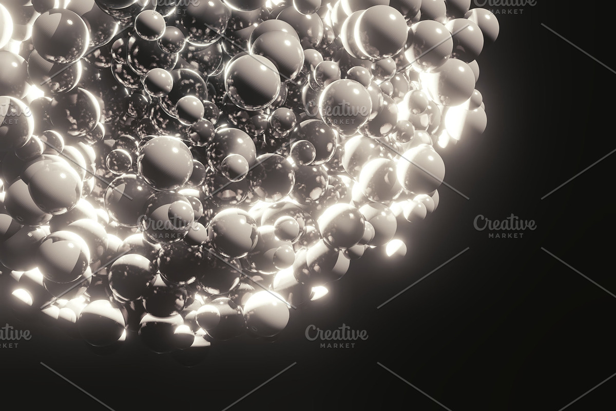 White Sphere Particles Backgrounds, a Texture Graphic by The_DrX (Photo 5 of 13)