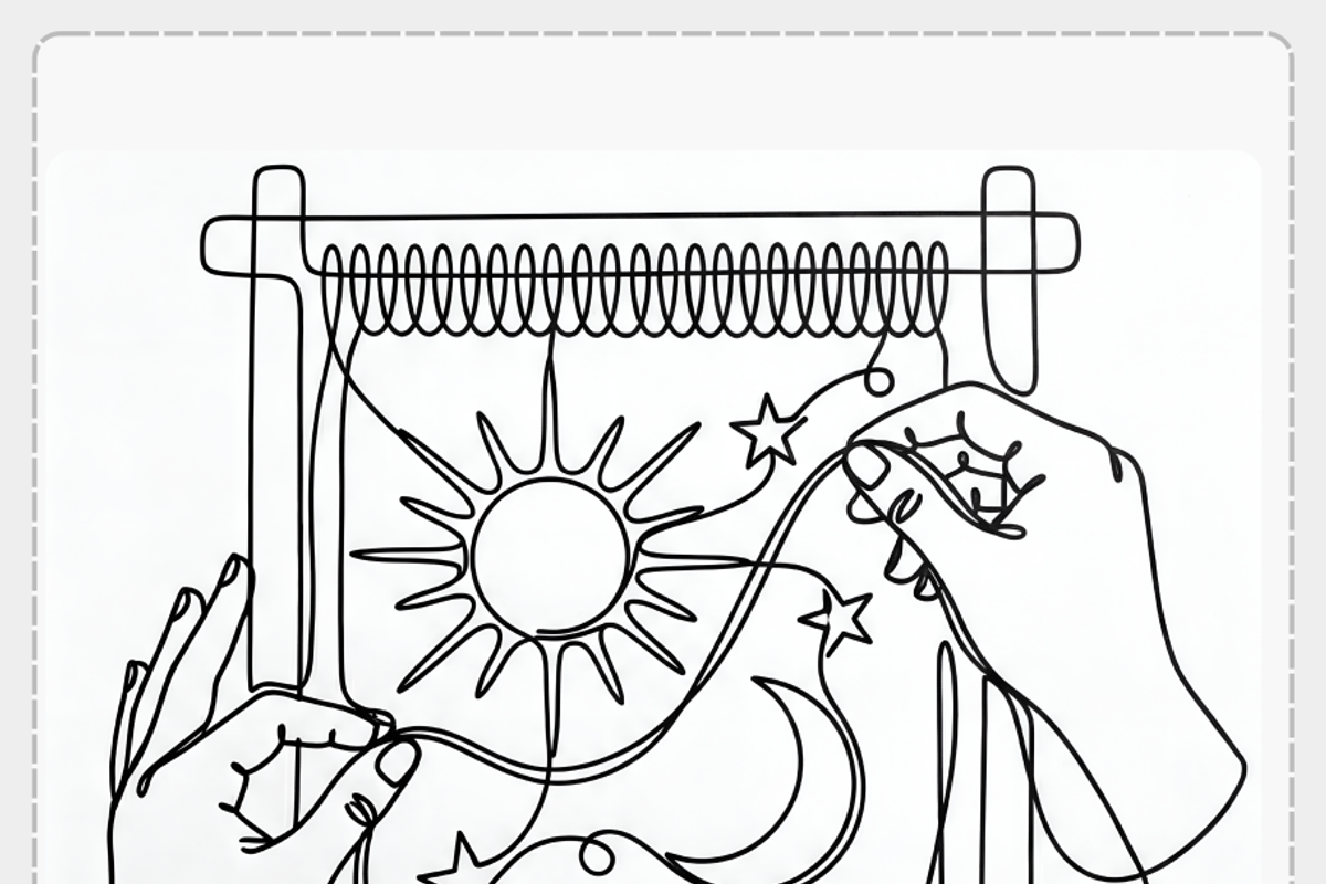 Manifestation Coloring Page, a Person Illustration by Nuvame Arts & Designs (Photo 23 of 27)