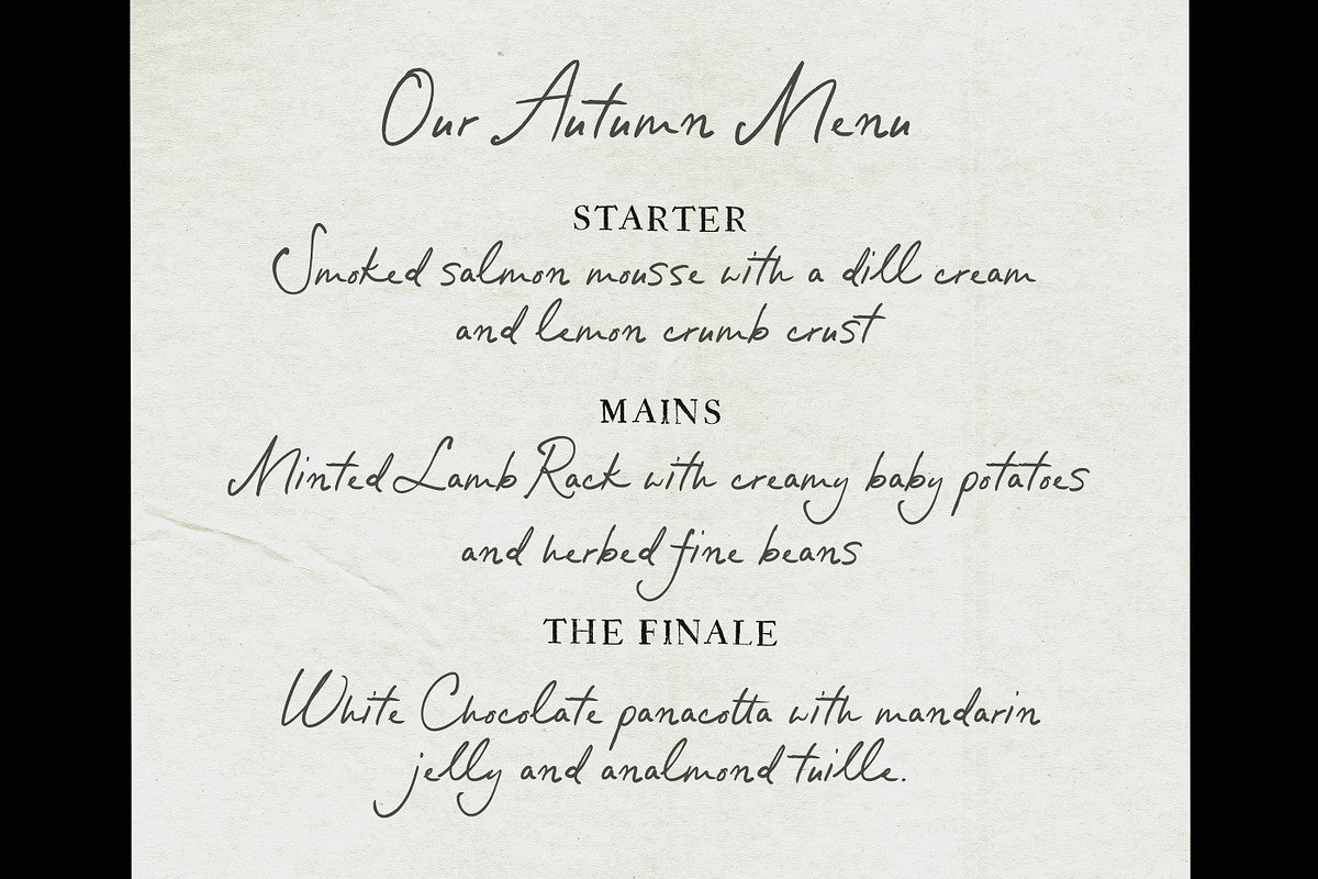 Little Boulangerie Handwritten Font, a Handwritten Font by Nicky Laatz (Photo 14 of 27)