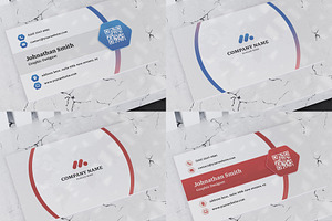 Impact Corporate Business Cards, a Business Card Template by CodePower