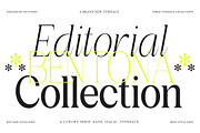Bentona Athiroen (27 Fonts Style), a Serif Font by IM Studio (Thumbnail 2 of 11)