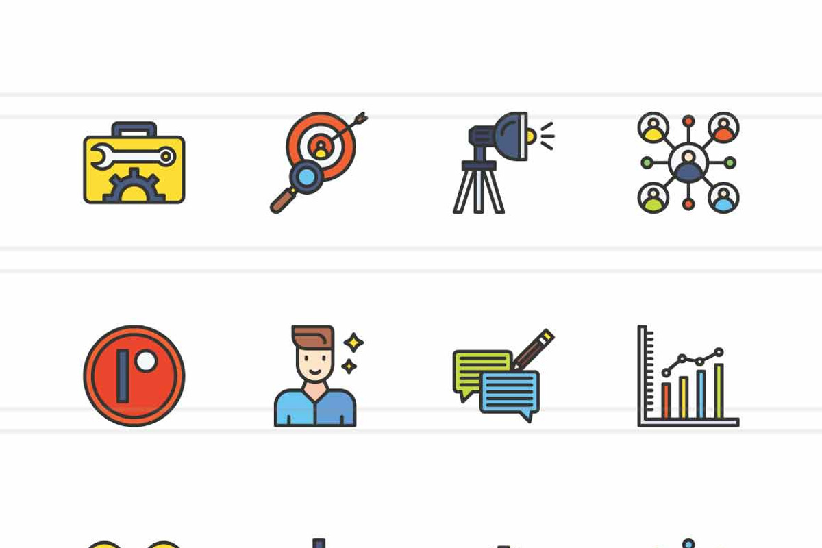 25 Creator Economy Icons, an Icon by IconBunny (Photo 2 of 2)