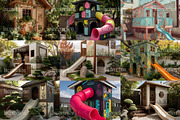 85 Kids Playhouse Stock Photos, an Architecture Photo by Incomelion (Thumbnail 12 of 13)
