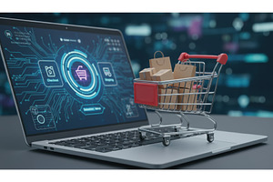 Miniature shopping cart filled with, a Technology Photo by Igor Tichonow