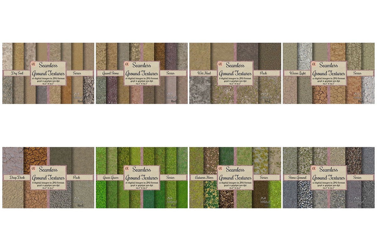 Seamless Ground - Multi Product, a Texture Graphic by Arthitecture Home (Photo 2 of 11)