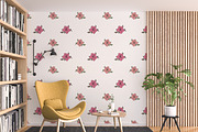 Pink Hibiscus Surface Pattern, a Pattern Graphic by Quinn Lane Designs (Thumbnail 3 of 5)