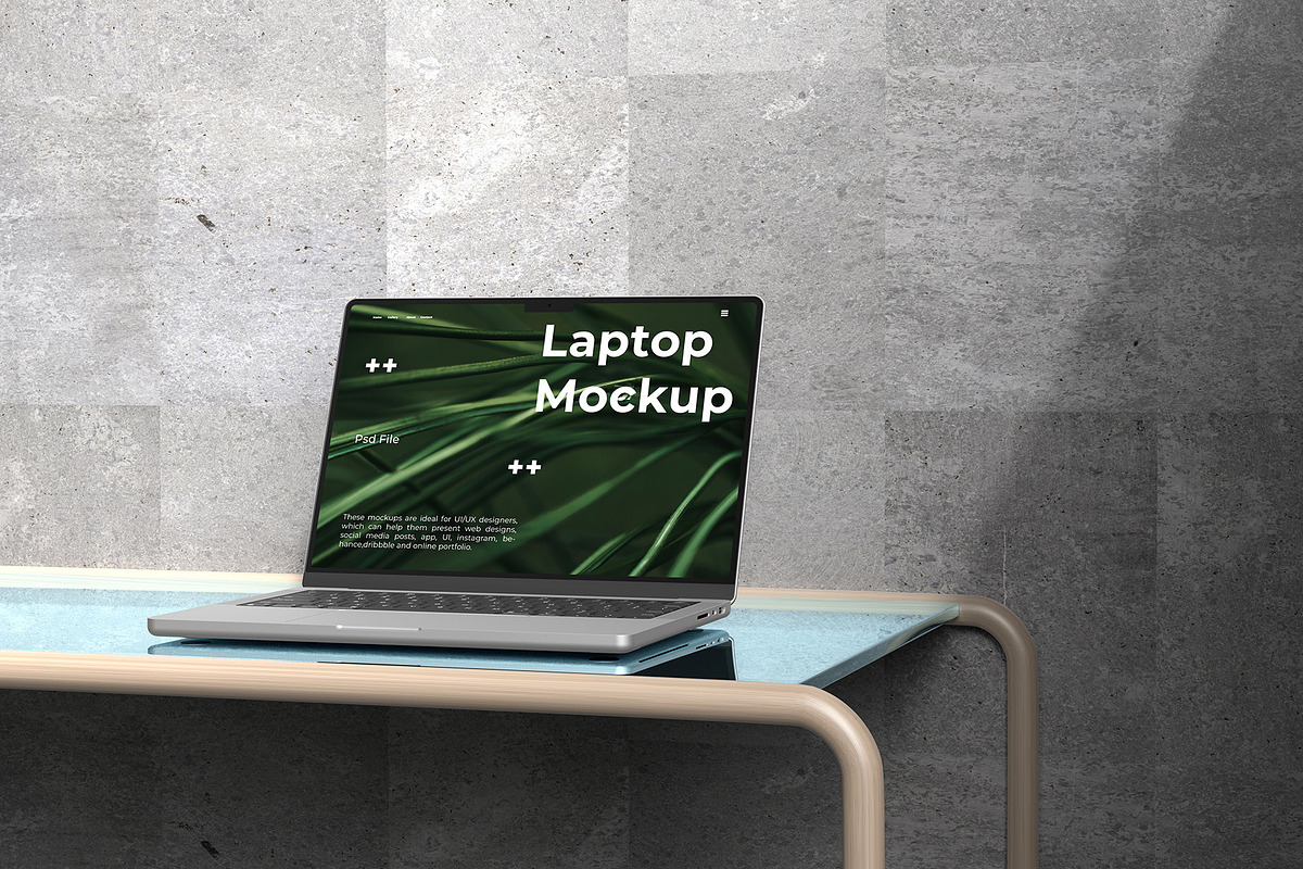MacBook Pro 14 Mockup, a Mac Mockup by Graphicbars (Photo 4 of 13)