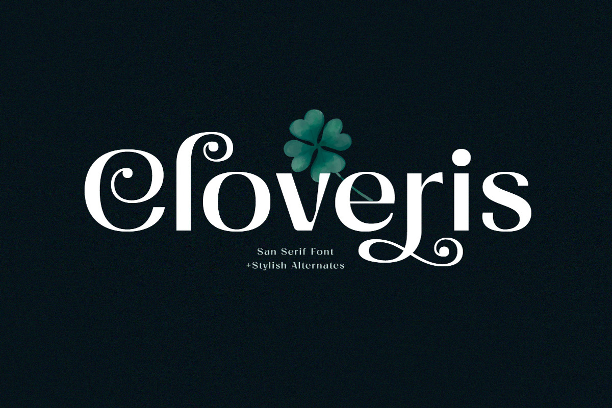 Cloveris - Stylish Sans Serif Font, a Font by Letterhend Studio (Photo 1 of 10)