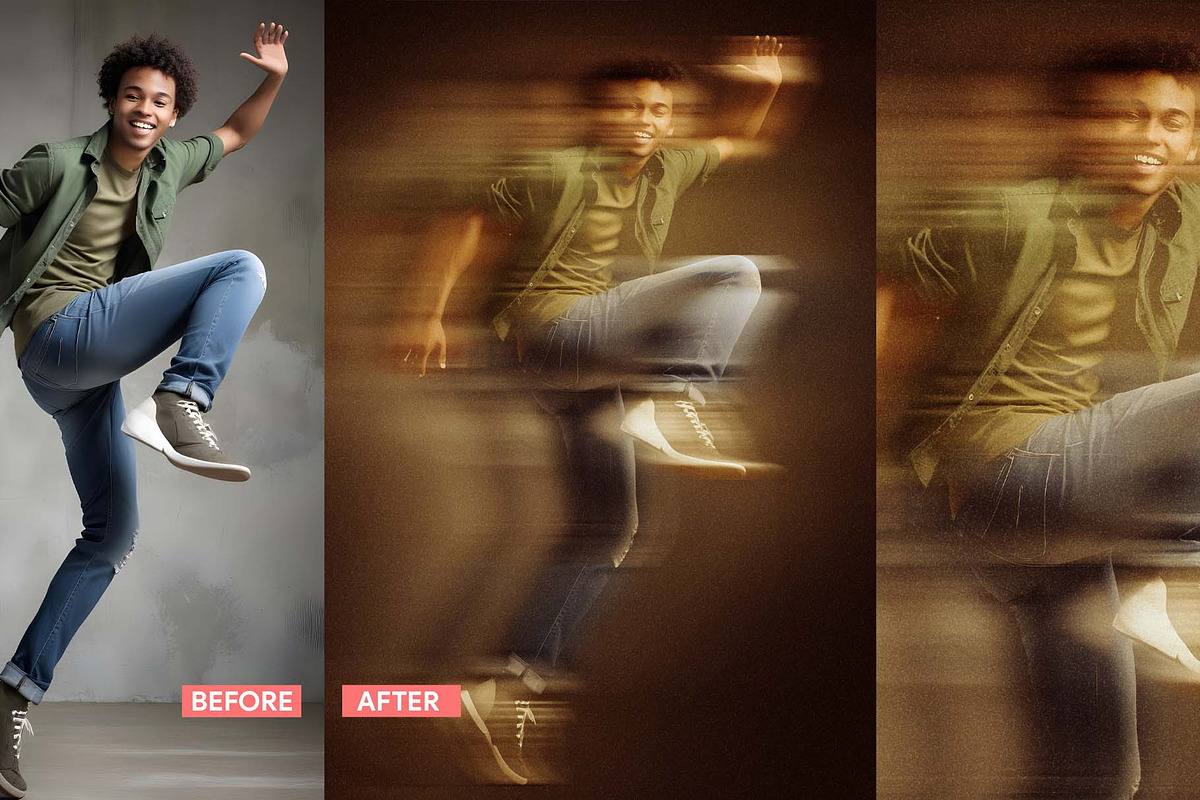Motion Blur Effect Photoshop Action, an Action Add-On by MRI STUDIO (Photo 5 of 10)