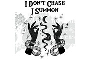 Witch Bundle 12 Gothic Witch Quotes, an Object Illustration by Willow Paige Farms (Thumbnail 11 of 18)