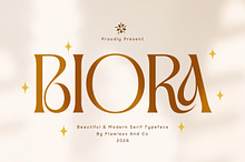 Biora - Elegant Serif Display Font