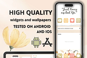 Flower iOS Wallpaper Icons Theme, a Background Graphic by BeeRubby (Thumbnail 3 of 8)