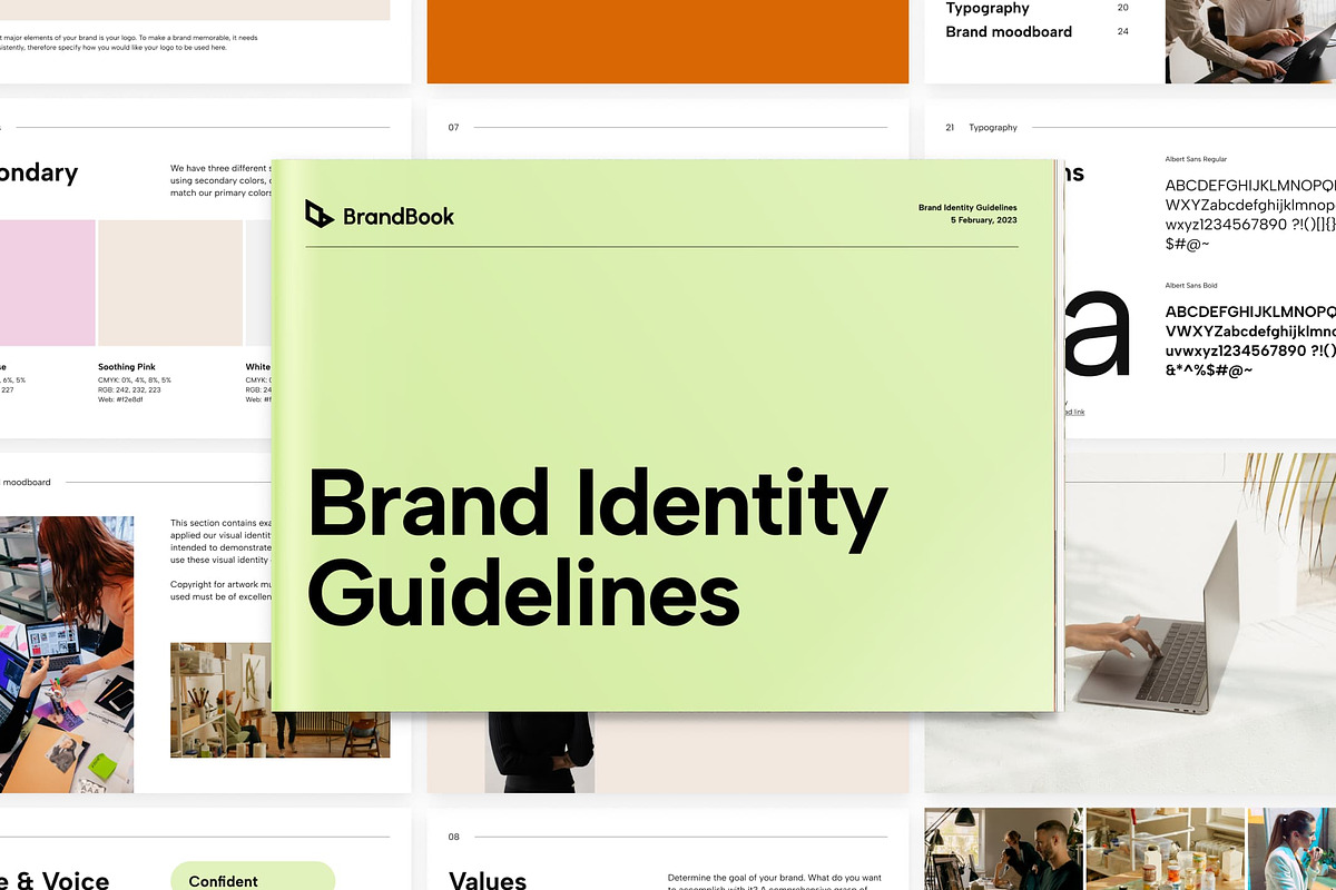 Postform — Brand Identity Guidelines, a Brochure Template by Middltone (Photo 1 of 6)