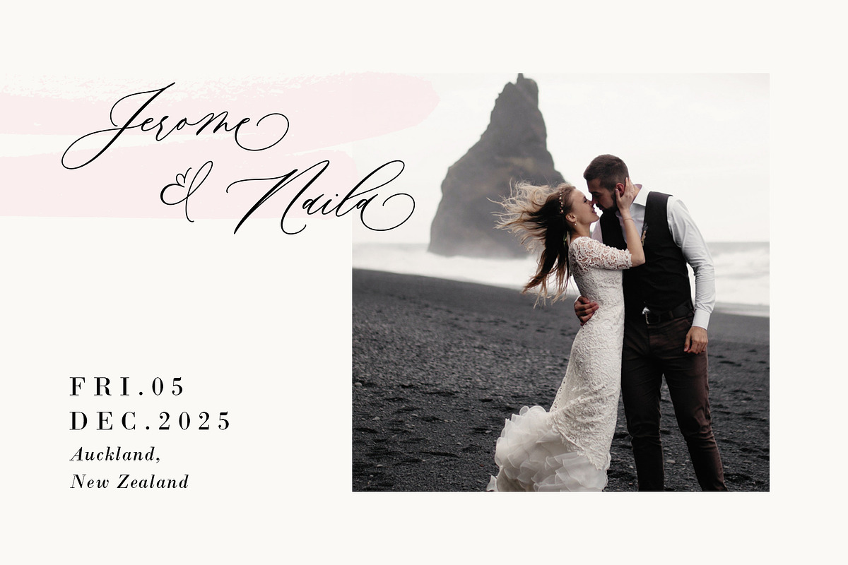 Evelin Bohemy, a Script Font by JamalCreativeStudio (Photo 8 of 11)