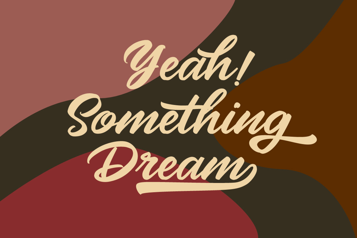 Mangotea - Script Font preview 3