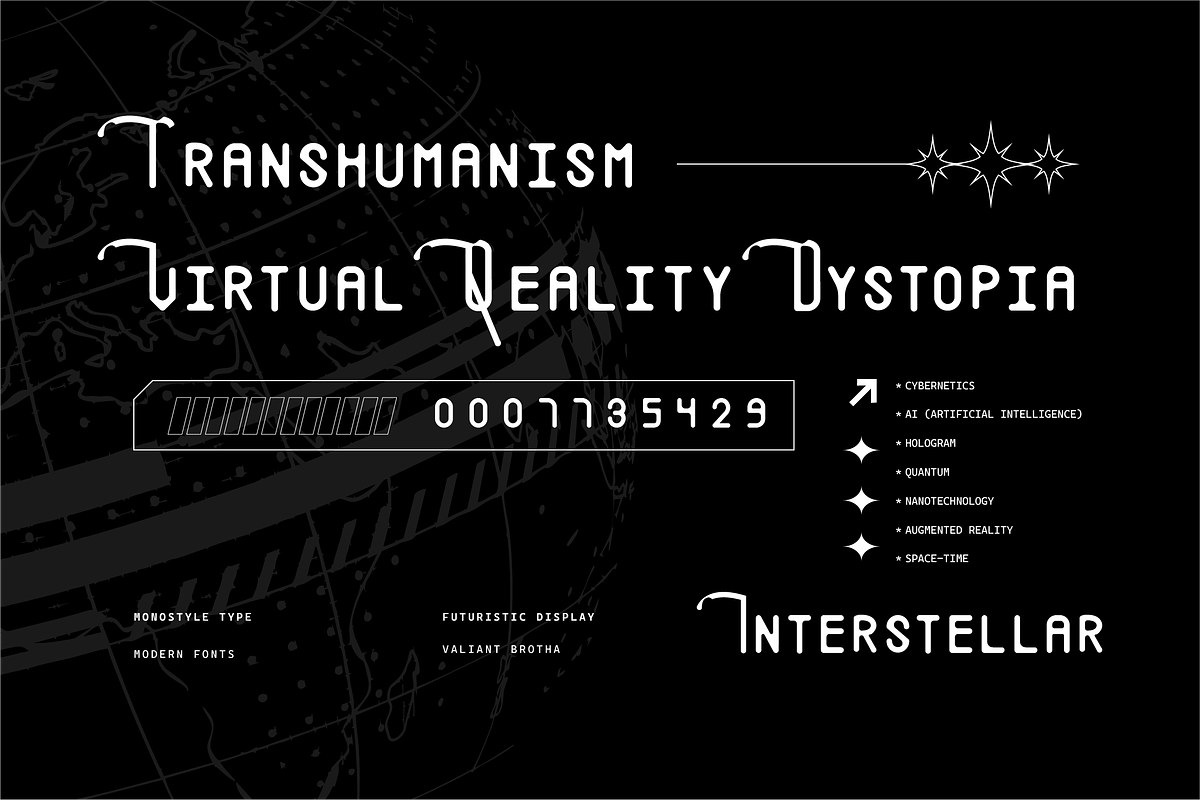 VB Maxtune - Futuristic Display Font, a Sans Serif Font by VALIANTBROTHA (Photo 7 of 11)