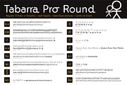 Tabarra Pro Round Book, a Sans Serif Font by deFharo (Thumbnail 1 of 4)