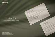 LINEN- Multipurpose Postcard Mockup, a Mockup by Cuoco (Thumbnail 1 of 5)