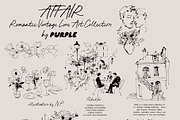 Affair: Romantic Vintage Line Art, a Decorative Illustration by Purple (Thumbnail 11 of 13)