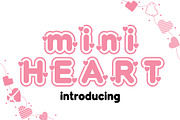 Mini Heart Decorative Fonts, a Font by Fox7 By Rattana (Thumbnail 1 of 7)