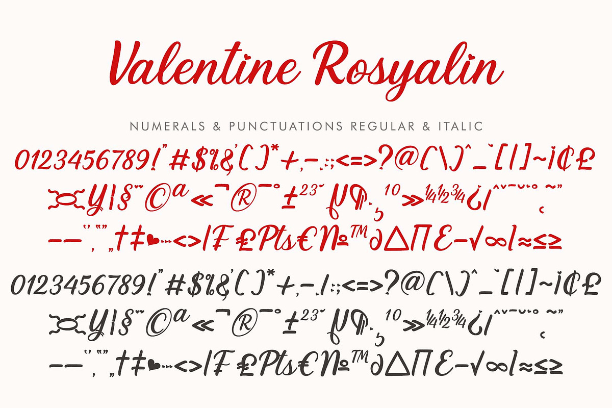 Valentine Rosyalin, a Handwritten Font by Yoga Letter (Photo 8 of 10)