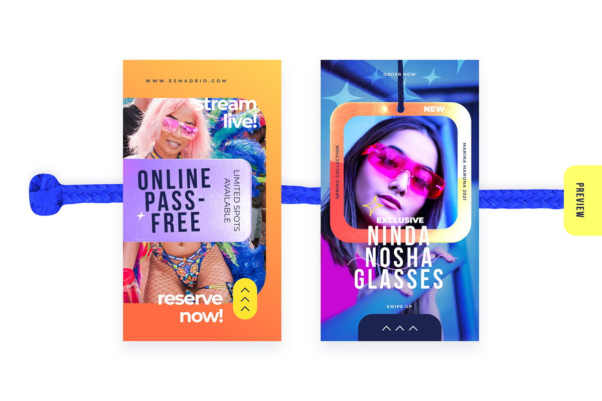 ANIMATED Instagram Stories Bundle 2, a Social Media Template by Atamotion (Photo 6 of 16)