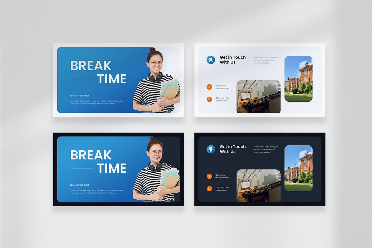 College Education Google Slides, a Presentation Template by New Coral Design (Photo 4 of 6)