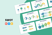 SWOT Infographics, a Presentation Template by slidequest (Thumbnail 1 of 6)