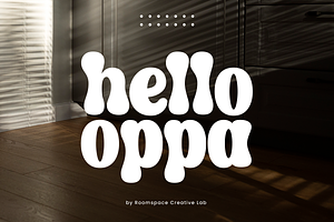 Hello Oppa - Chunky And Playful Font