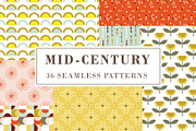 MID-CENTURY pattern collection, a Pattern Graphic by Lena Nikolaeva (Thumbnail 1 of 6)
