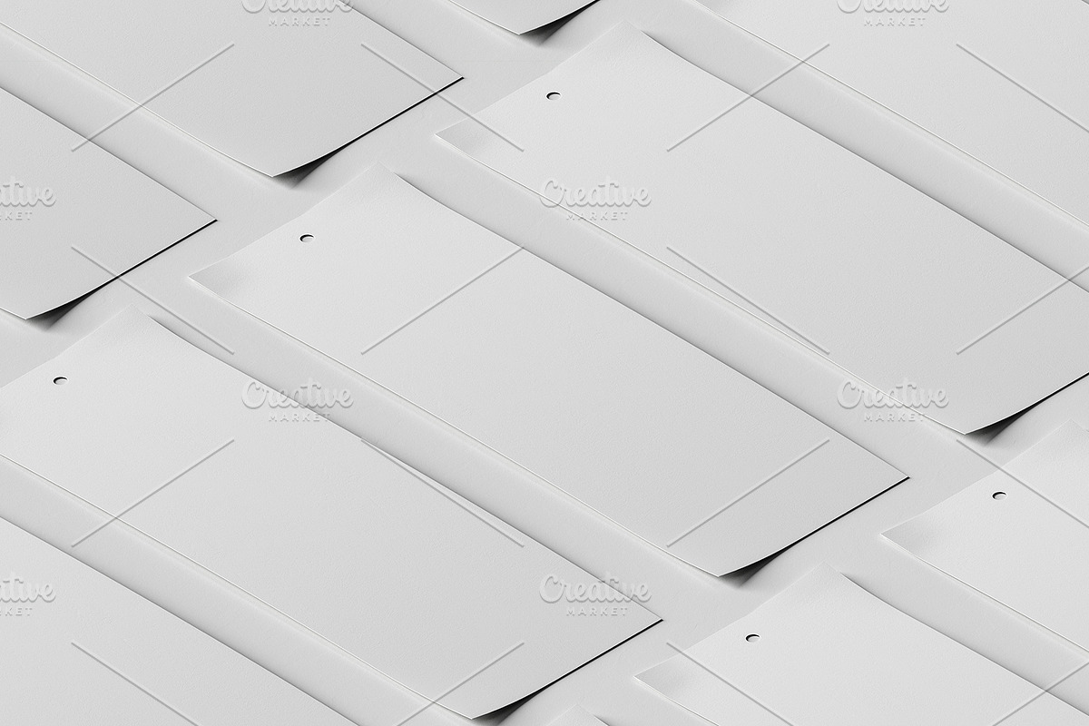 Set of Kraft Tag Labels Mockup, an Apparel Mockup by Black Cat Studio (Photo 15 of 18)