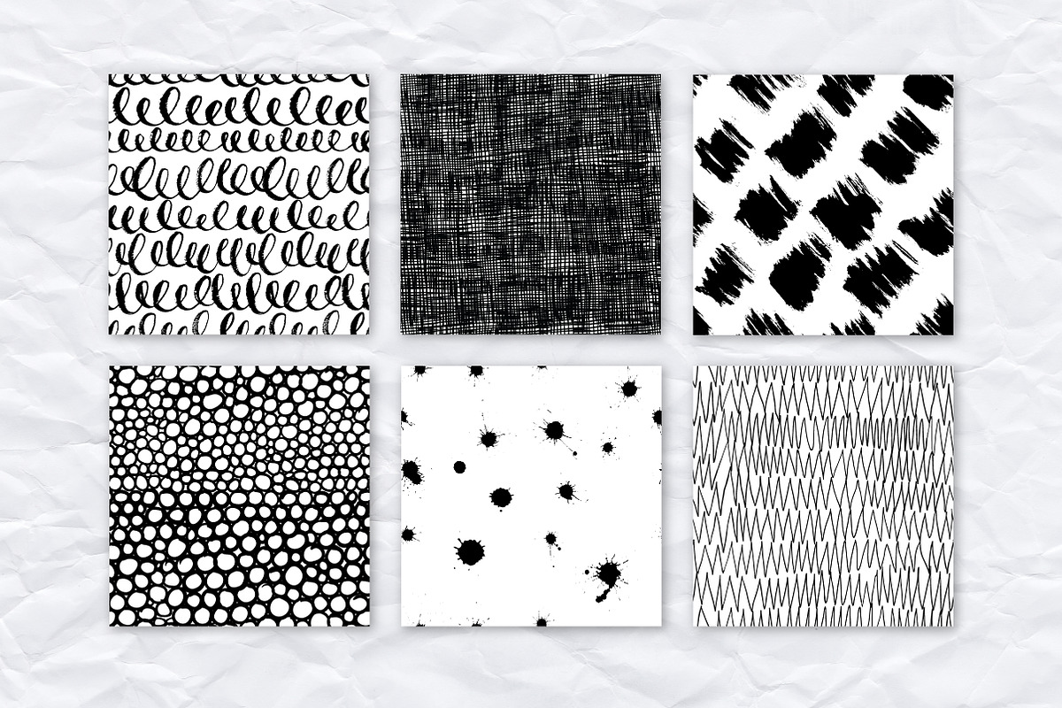 26 ink effect seamless patterns, a Pattern Graphic by AnastasiaFears (Photo 3 of 6)