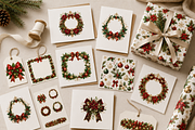 50 Christmas frames borders ribbons, a Decorative Illustration by HeavensStar (Thumbnail 7 of 8)