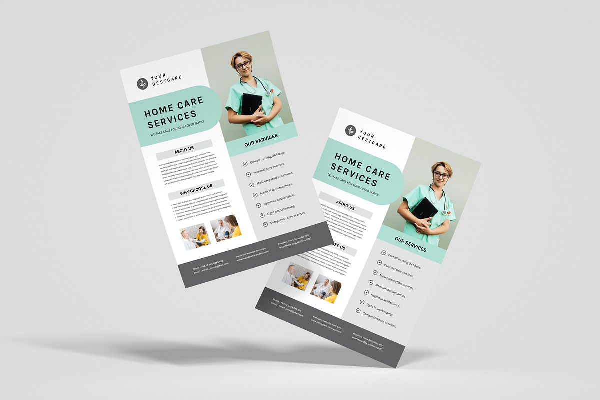 Home Health Care Flyer, a Flyer Template by Leaflove (Photo 3 of 5)