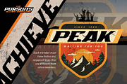 THE PURSUITS - All Caps Sporty Font, a Font by Gassstype (Thumbnail 3 of 9)