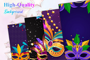 Mardi Gras Background, a Background Graphic by Digital Studio (Thumbnail 5 of 5)