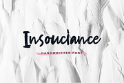 NEW! Insouciance Brush Script, a Script Font by Wewhitelist (Thumbnail 1 of 7)