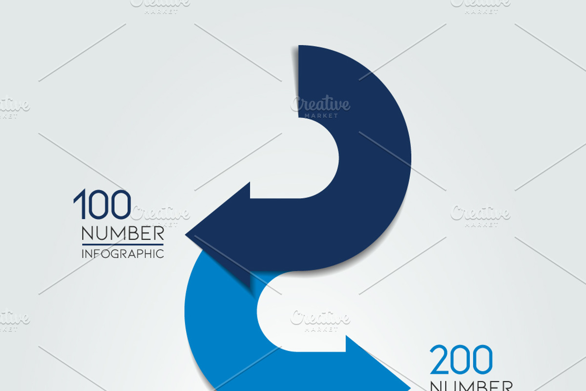6 step arrow diagram, infographic., a Technology Illustration by VectorAN