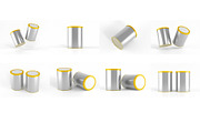 Food & Milk Powder Tin Can Mockup, a Packaging Mockup by Adstart (Thumbnail 7 of 8)