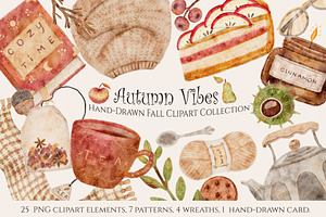 Autumn Vibes – Hand-Drawn Clipart