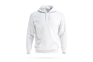 White Sports Hoodie 3D Model, an Object 3D Model by rebrandy
