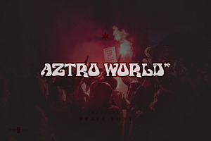 Aztro World Fancy Font