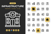 Infrastructure Icons, an Icon by Spacepixel Creative (Thumbnail 1 of 3)