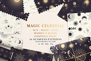 Magic Celestial Bundle Flower Woman, a Decorative Illustration by Diana Kovach (Thumbnail 5 of 26)