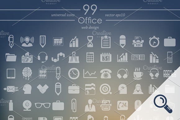 99 Office Icons